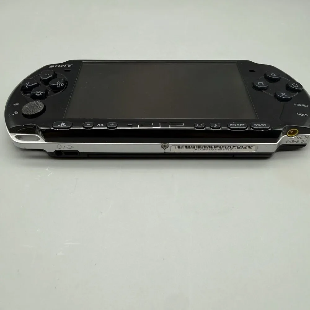Sony PSP 3001 Handheld Gaming Console Black With Gran Turismo Needs Repair